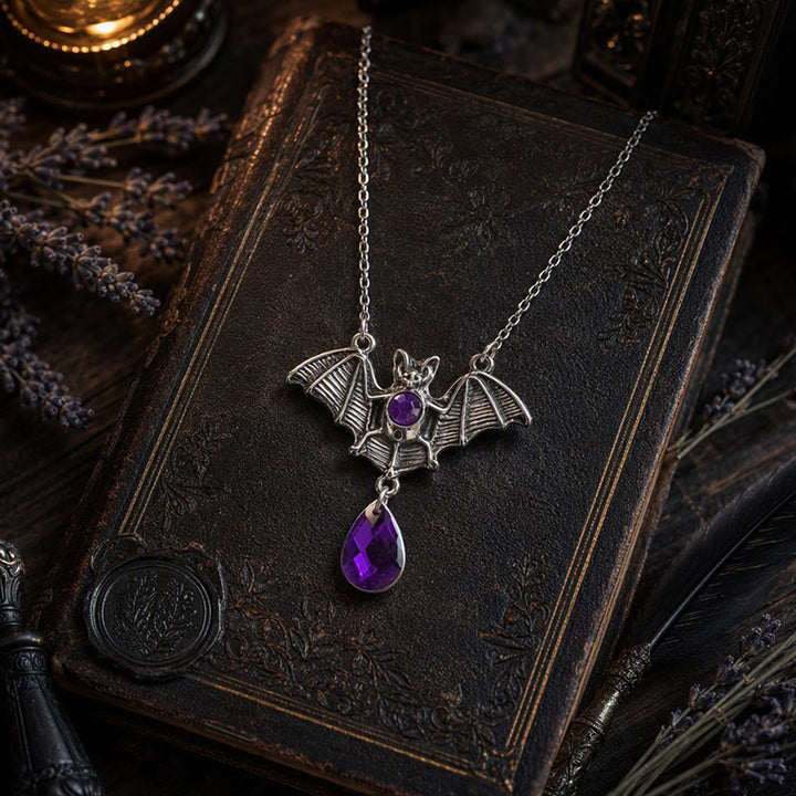 FREE Today: Vintage Metal Bat Choker Pendant Necklace Halloween Witchy Jewelry Day of the Dead - image 11