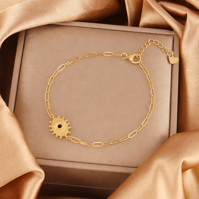 Olivenorma Stainless Steel Evil Eye Charm Design Protection Symbol Bracelet - image 12