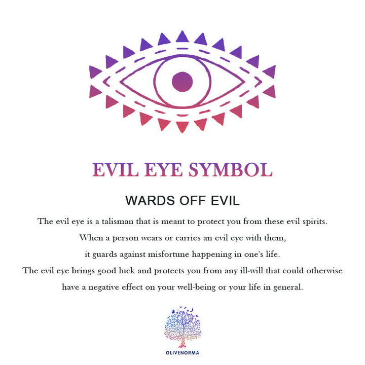 Olivenorma Stainless Steel Evil Eye Charm Design Protection Symbol Bracelet - image 19
