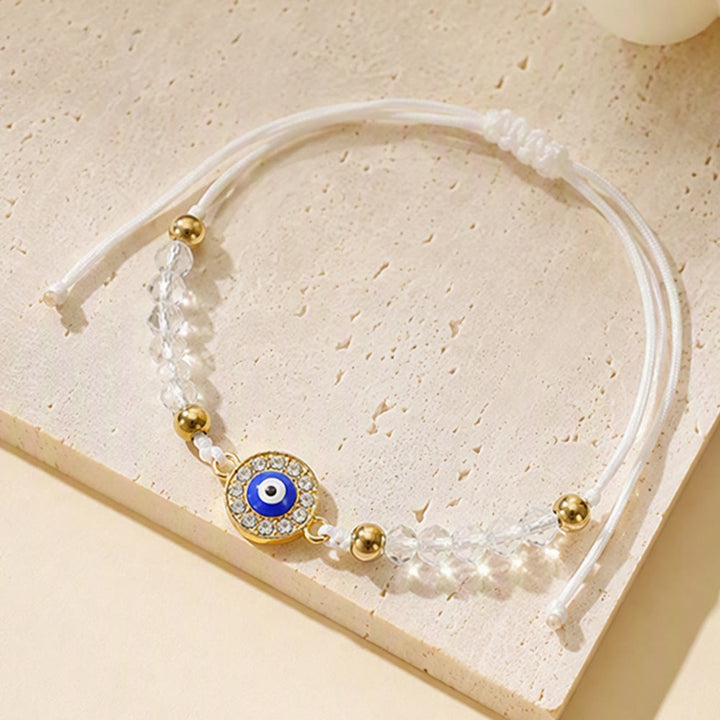 Olivenorma Copper Multi‑Shape Evil Eye Charm Design Safeguard Symbol Bracelet - image 7