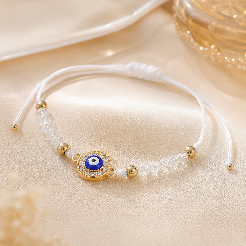 Olivenorma Copper Multi‑Shape Evil Eye Charm Design Safeguard Symbol Bracelet - image 8