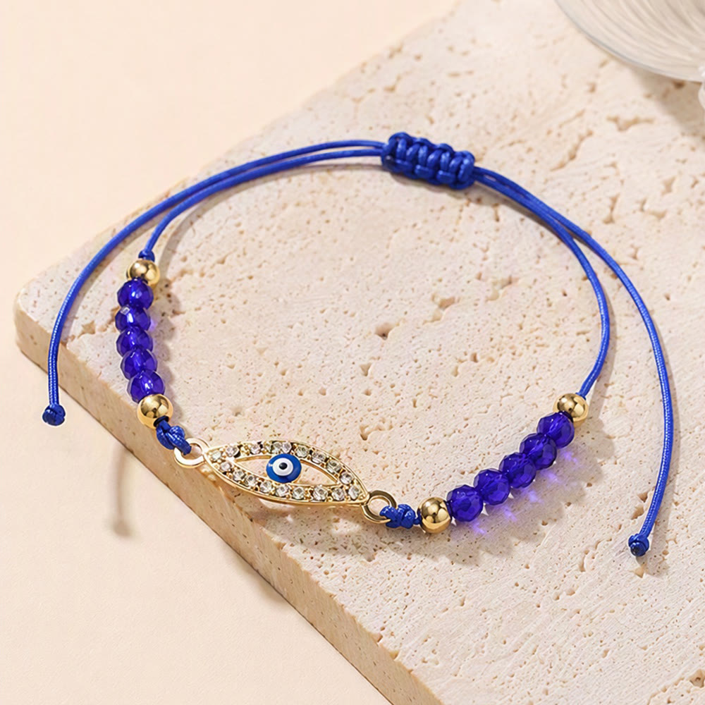 Olivenorma Copper Multi‑Shape Evil Eye Charm Design Safeguard Symbol Bracelet - image 5