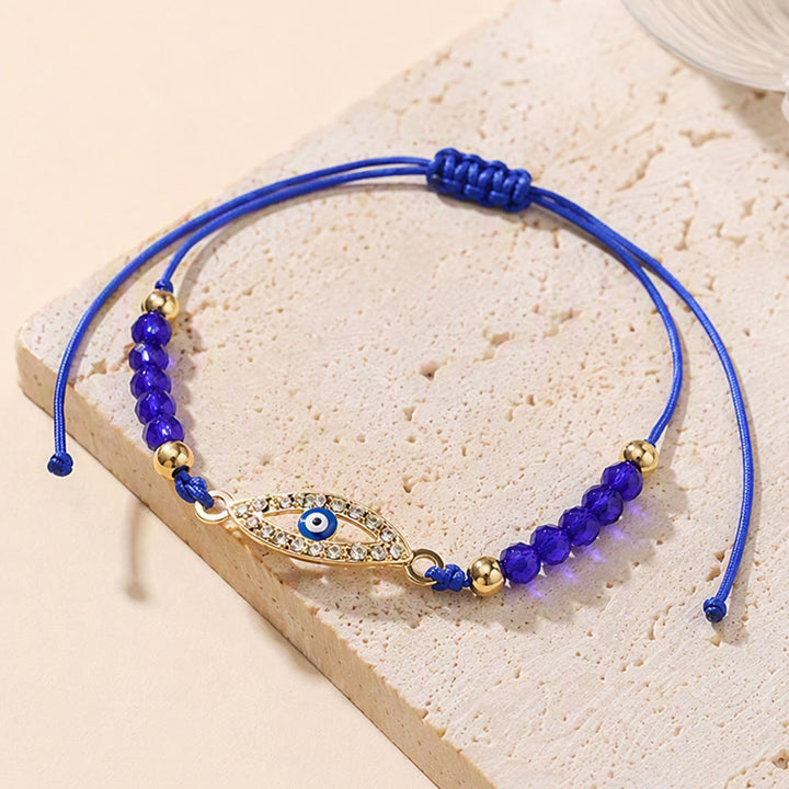 Olivenorma Copper Multi‑Shape Evil Eye Charm Design Safeguard Symbol Bracelet - image 5
