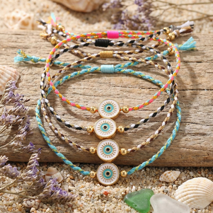 Olivenorma Cotton Thread Braided Evil Eye Charm Good Luck Protection Bracelet - image 1