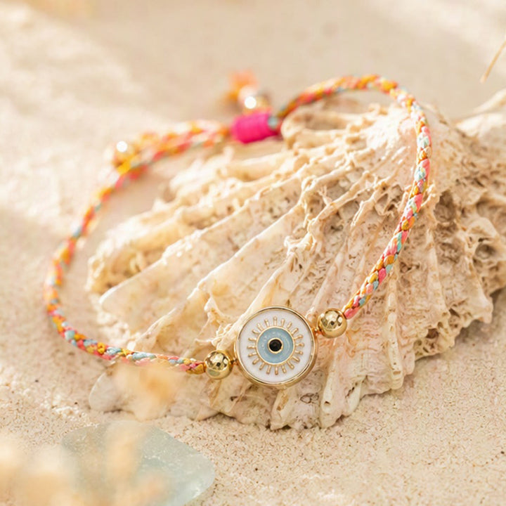 Olivenorma Cotton Thread Braided Evil Eye Charm Good Luck Protection Bracelet - image 10