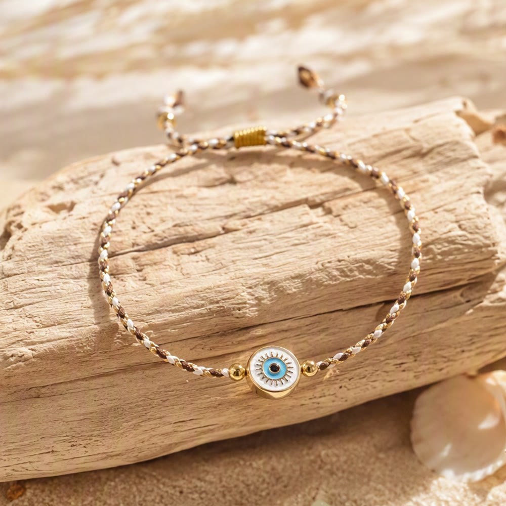 Olivenorma Cotton Thread Braided Evil Eye Charm Good Luck Protection Bracelet - image 4