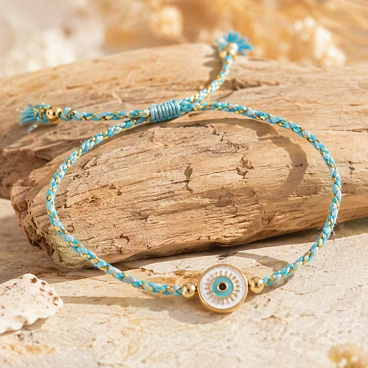 Olivenorma Cotton Thread Braided Evil Eye Charm Good Luck Protection Bracelet - image 13