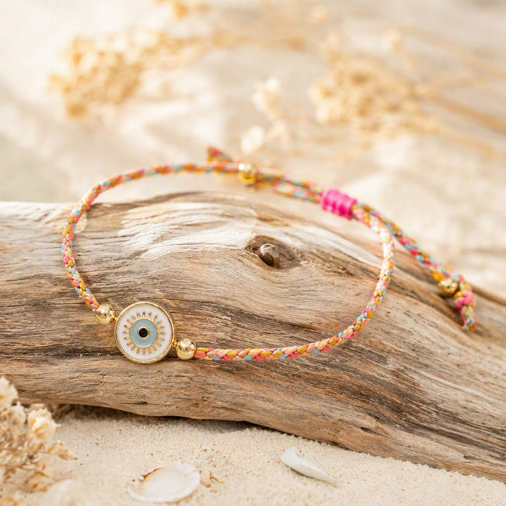 Olivenorma Cotton Thread Braided Evil Eye Charm Good Luck Protection Bracelet - image 11
