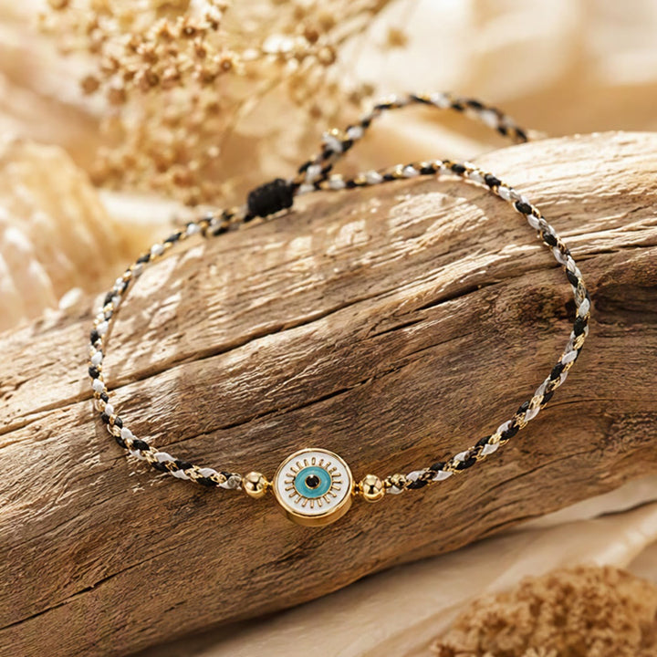 Olivenorma Cotton Thread Braided Evil Eye Charm Good Luck Protection Bracelet - image 8