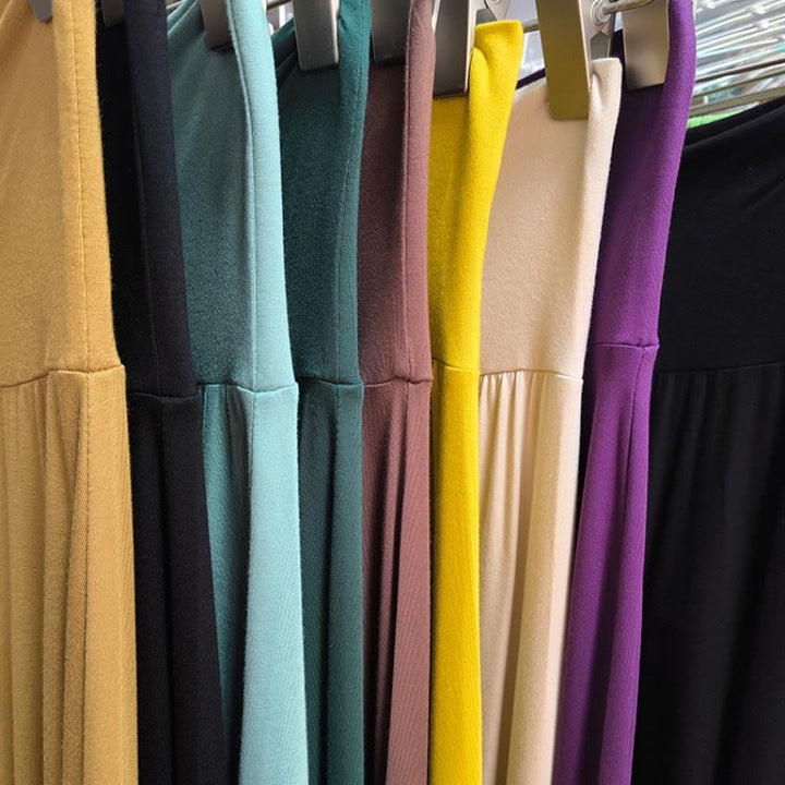 Olivenorma High-Waist Cropped Yoga Pants Plain Color Stretchy For Active & Lounge Wear Women's Flare Pants - image 16