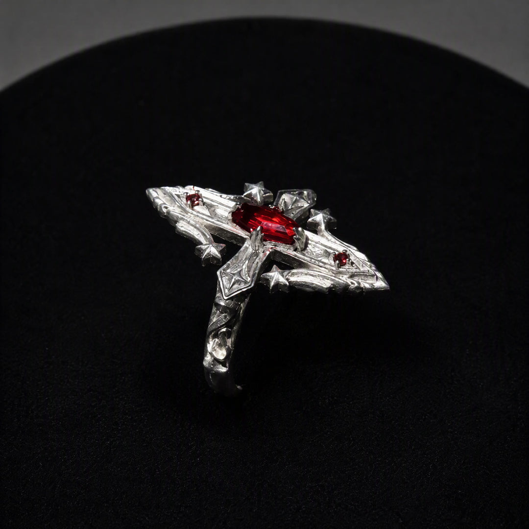 FREE Today: Retro Geometric Star Rhombus Finger Open Ring - image 2