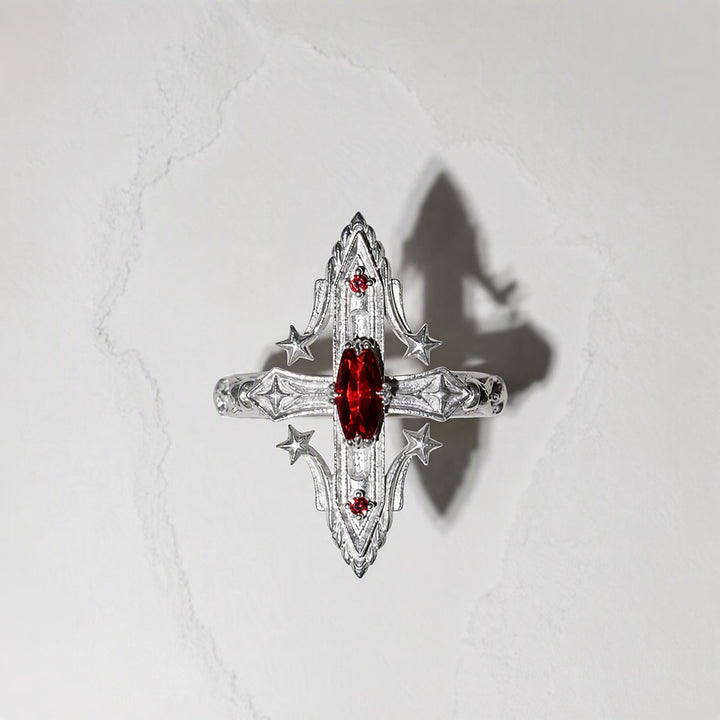 FREE Today: Retro Geometric Star Rhombus Finger Open Ring - image 3