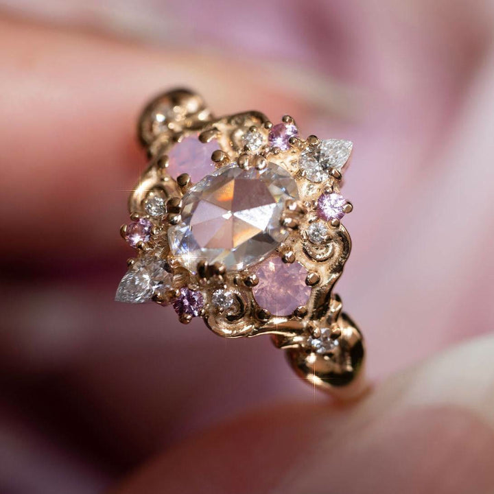 FREE Today: Handcrafted Luxury Vintage Victorian Style Oval Engagement Ring - image 6