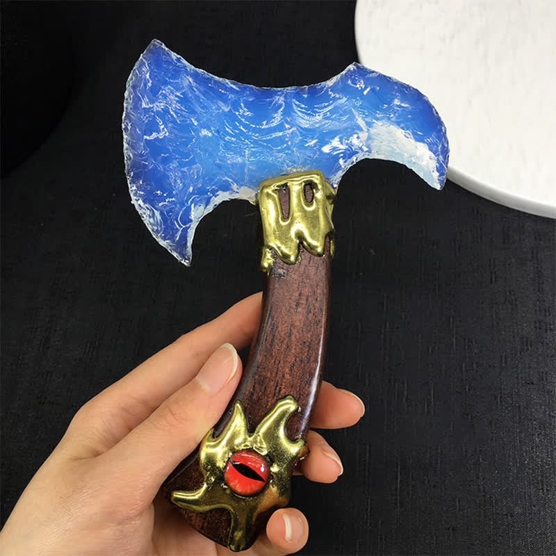 Olivenorma Opal Stone Blade Handmade Design Symbolizes Strength Ornament - Axe B - image 11