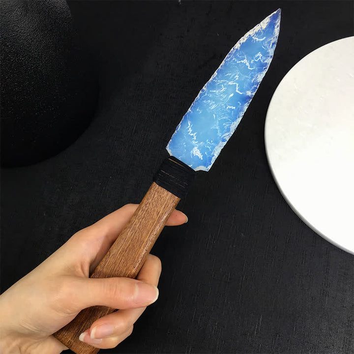 Olivenorma Opal Stone Blade Handmade Design Symbolizes Strength Ornament - Sword B - image 5