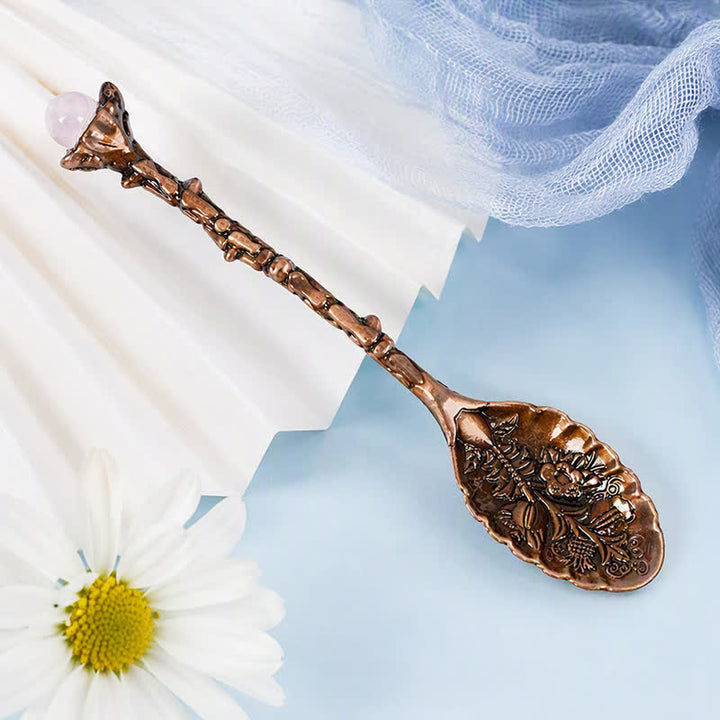 Olivenorma Assorted Crystal Branch Spoon Craft Design Symbolizes Healing Ornament - image 8