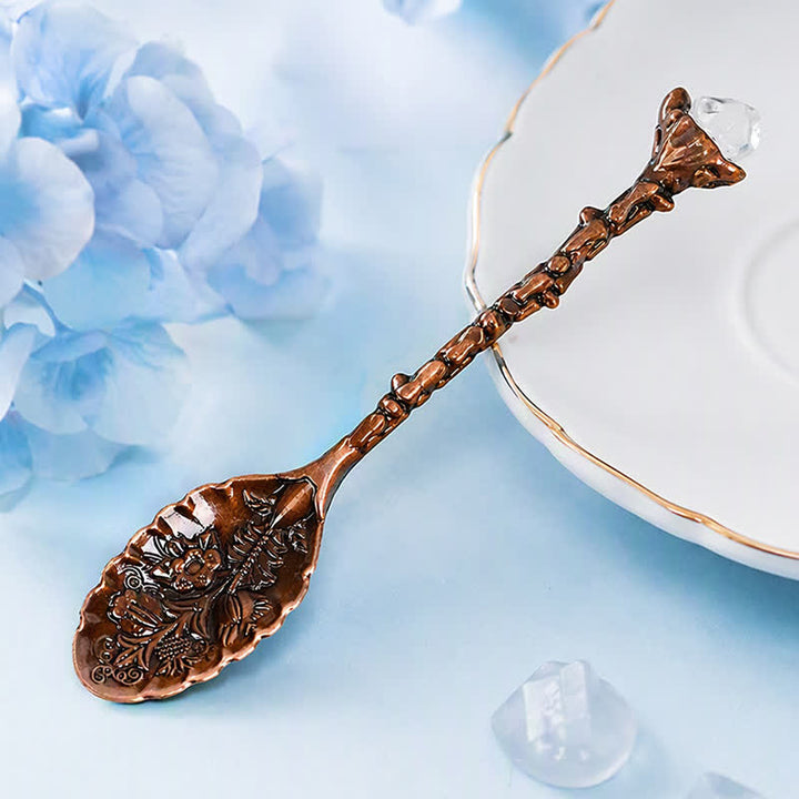Olivenorma Assorted Crystal Branch Spoon Craft Design Symbolizes Healing Ornament - image 13