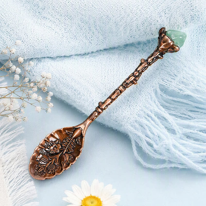 Olivenorma Assorted Crystal Branch Spoon Craft Design Symbolizes Healing Ornament - image 36