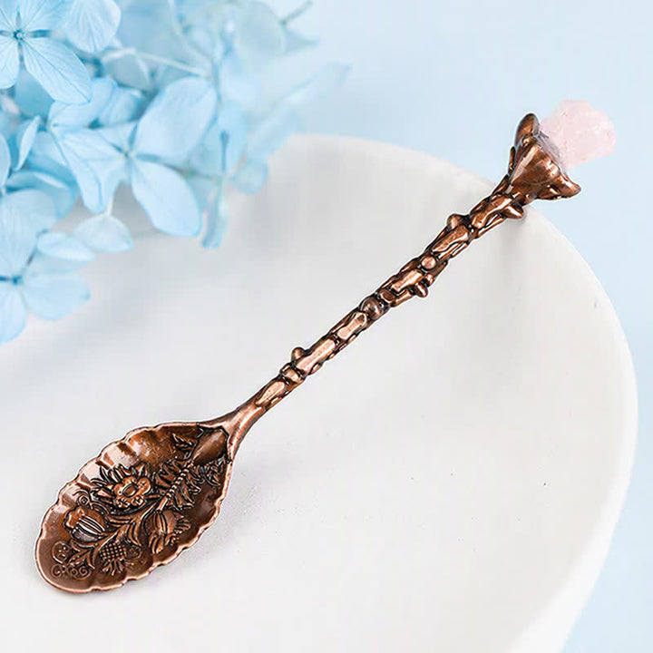 Olivenorma Assorted Crystal Branch Spoon Craft Design Symbolizes Healing Ornament - image 10