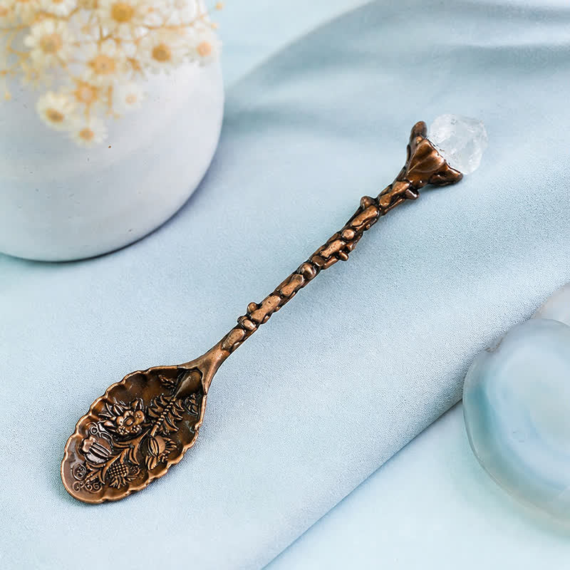 Olivenorma Assorted Crystal Branch Spoon Craft Design Symbolizes Healing Ornament - image 15