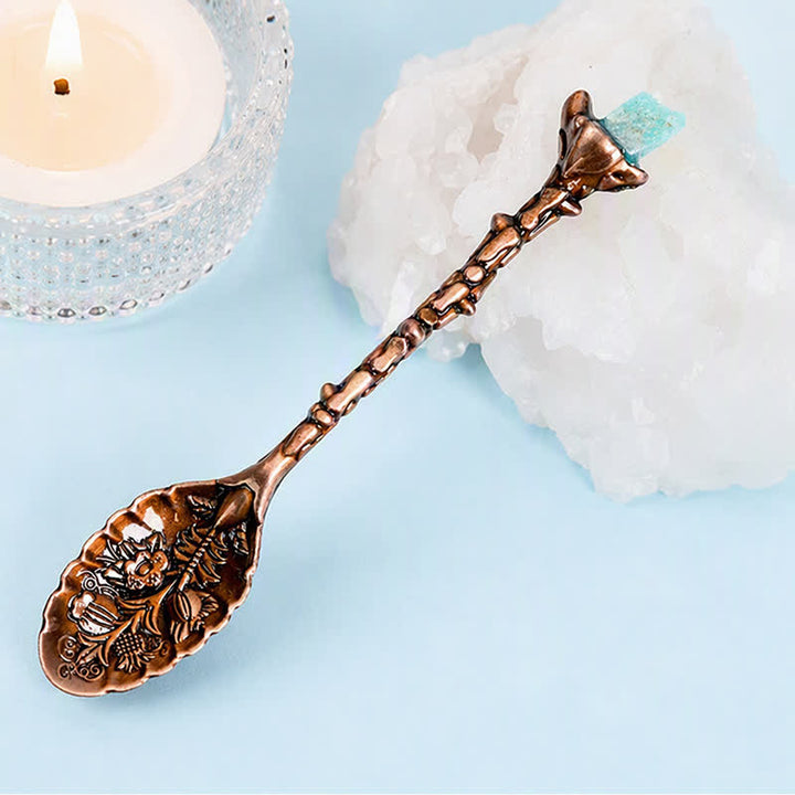 Olivenorma Assorted Crystal Branch Spoon Craft Design Symbolizes Healing Ornament - Amazonite - Raw Crystal - image 44