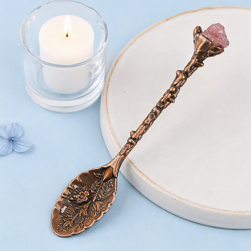 Olivenorma Assorted Crystal Branch Spoon Craft Design Symbolizes Healing Ornament - image 54