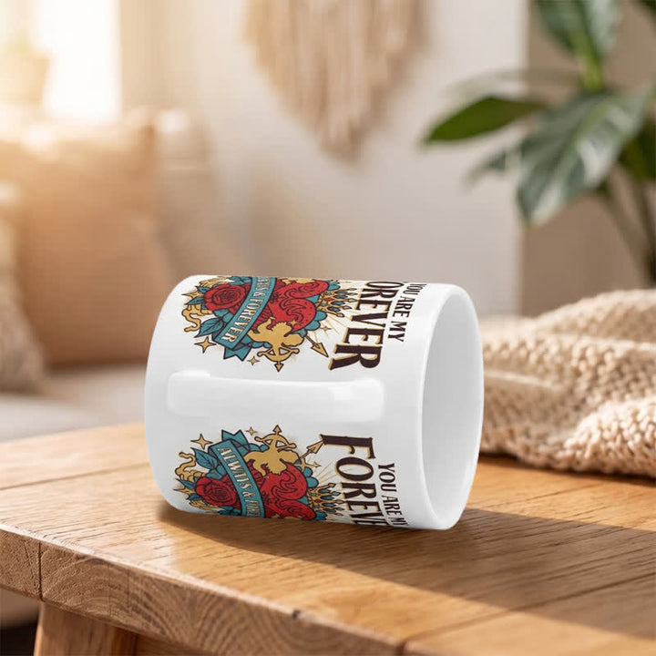 Olivenorma Heart Crown Cupid Eternal Love Ceramic Cup - image 4