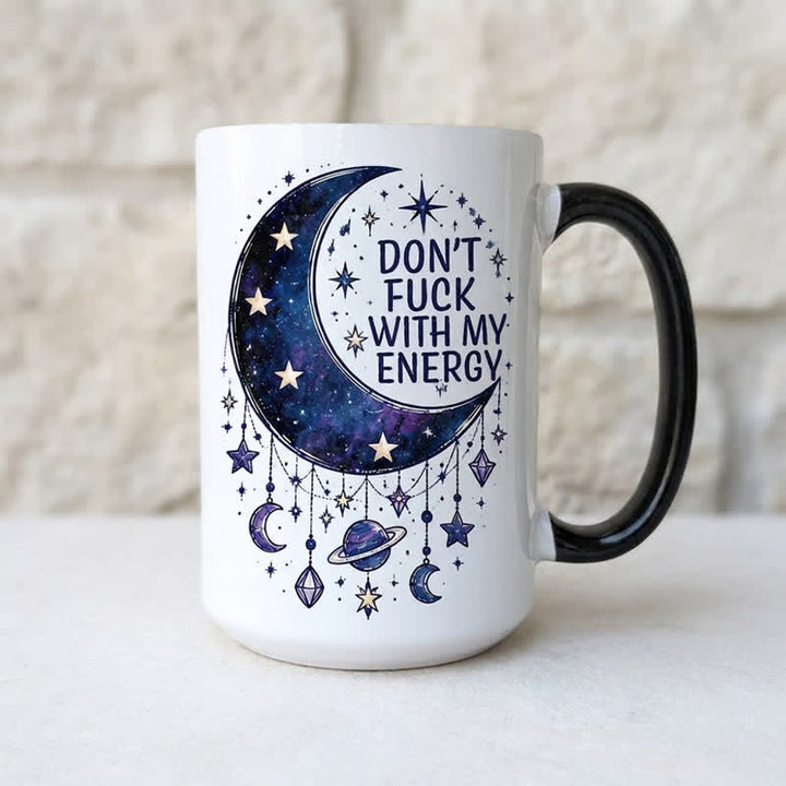 Olivenorma Cosmic Moon Star Guard Personal Energy Ceramic Cup - image 1