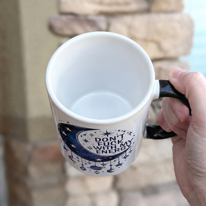 Olivenorma Cosmic Moon Star Guard Personal Energy Ceramic Cup - image 4