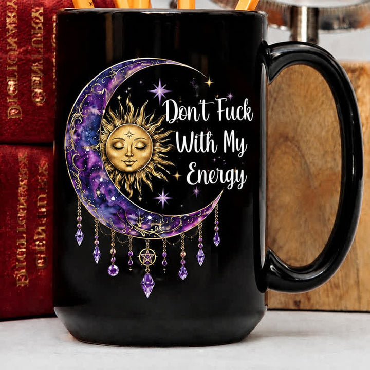Olivenorma Sun Moon Crystal Protect Spiritual Energy Ceramic Cup - image 2