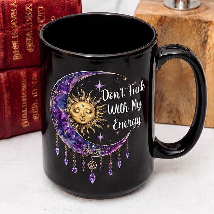 Olivenorma Sun Moon Crystal Protect Spiritual Energy Ceramic Cup - image 3