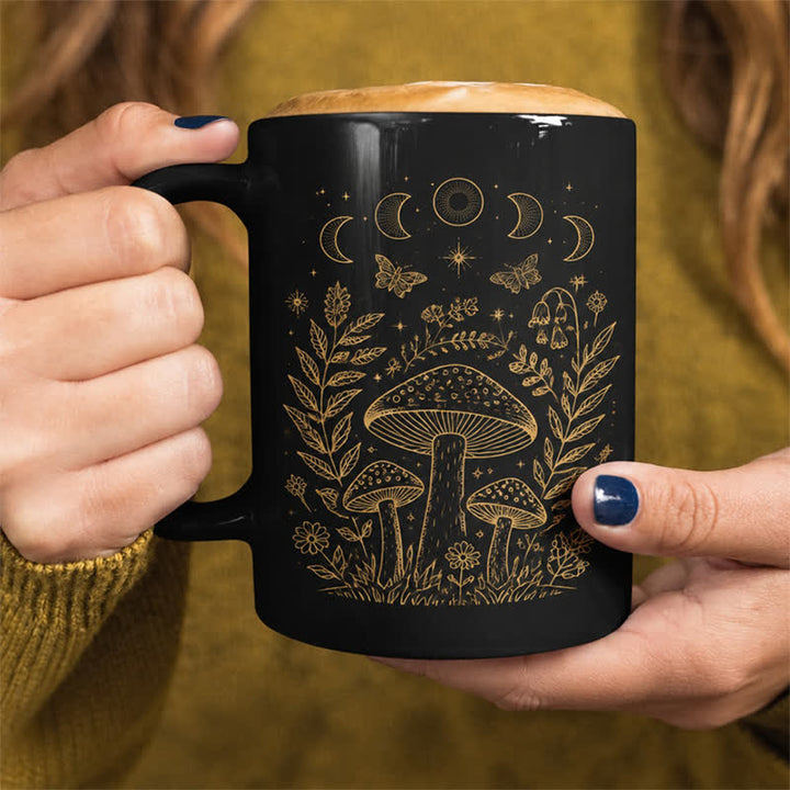 Olivenorma Celestial Mushroom Nature Spiritual Energy Ceramic Cup - 450ml / 15oz - image 0