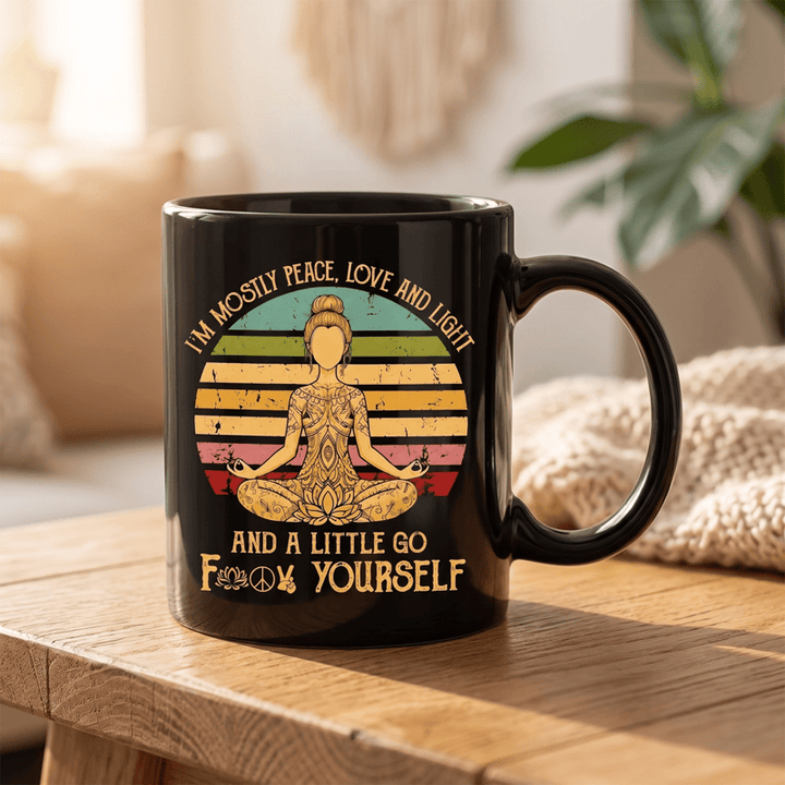 Olivenorma Yoga Meditation Figure Inner Serenity Ceramic Cup - image 1