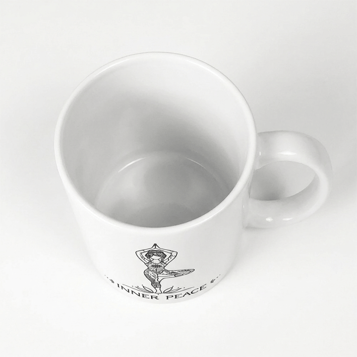 Olivenorma Yoga Tree Pose Inner Peace Ceramic Cup - image 5