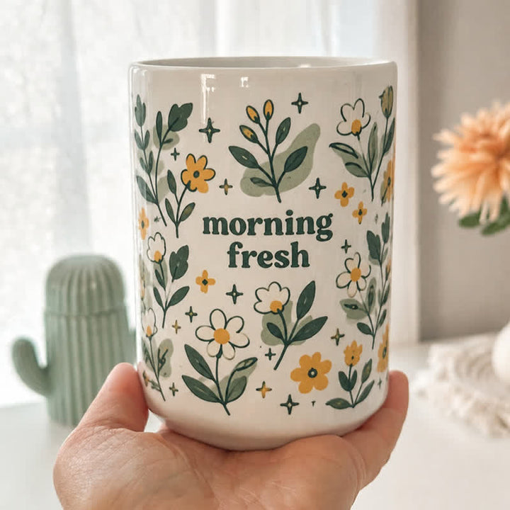 Olivenorma Wildflower Morning Fresh Vitality Ceramic Cup - 450ml / 15oz - image 0