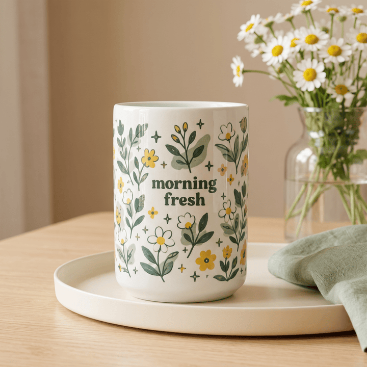 Olivenorma Wildflower Morning Fresh Vitality Ceramic Cup - image 2