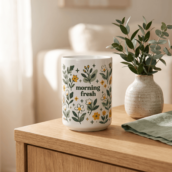 Olivenorma Wildflower Morning Fresh Vitality Ceramic Cup - image 5