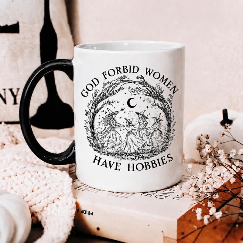 Olivenorma Dancing Witches Celebrate Female Solidarity & Freedom Ceramic Cup - image 8