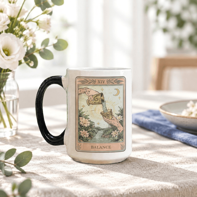 Olivenorma Tarot Balance Inner Harmony Ceramic Cup - image 1