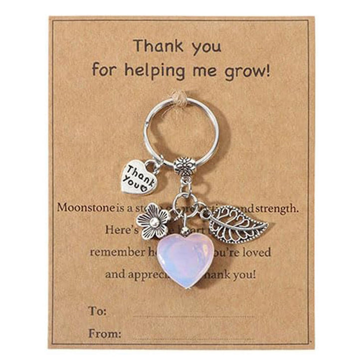 FREE Today: Thank You Crystal Healing Stone Keychain Gift for Women - Thank You Help Me Grow Teacher Gifts - Opalite - image 27