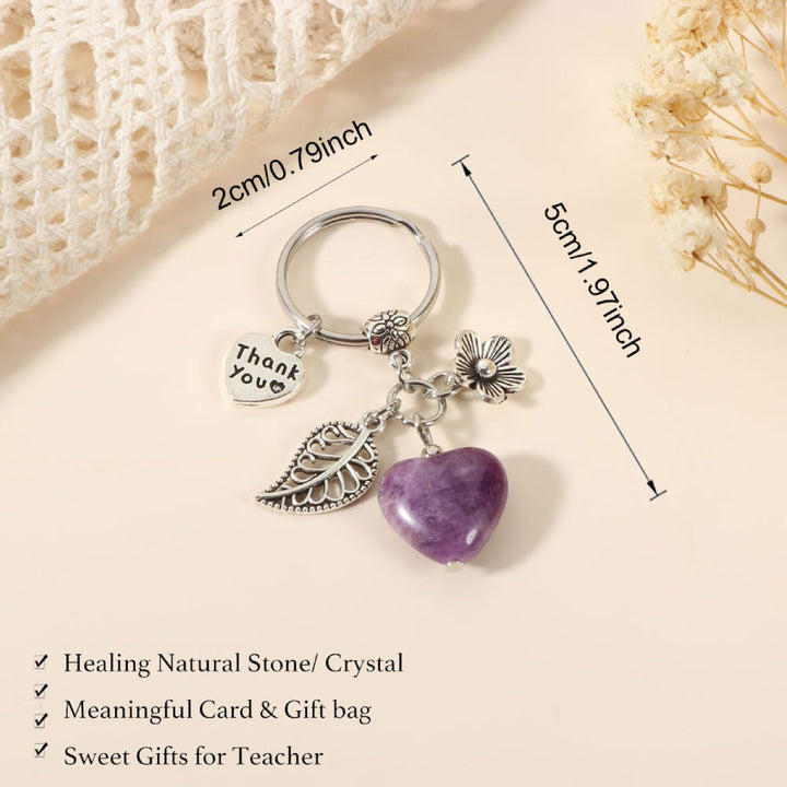 FREE Today: Thank You Crystal Healing Stone Keychain Gift for Women - Thank You Help Me Grow Teacher Gifts - image 24