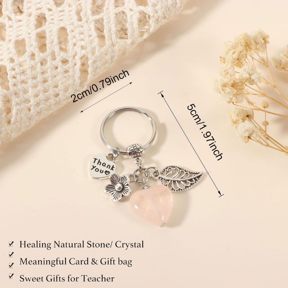 FREE Today: Thank You Crystal Healing Stone Keychain Gift for Women - Thank You Help Me Grow Teacher Gifts - image 8