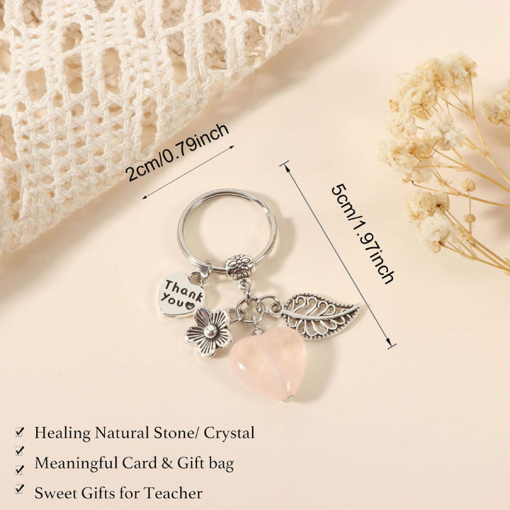 FREE Today: Thank You Crystal Healing Stone Keychain Gift for Women - Thank You Help Me Grow Teacher Gifts - image 8