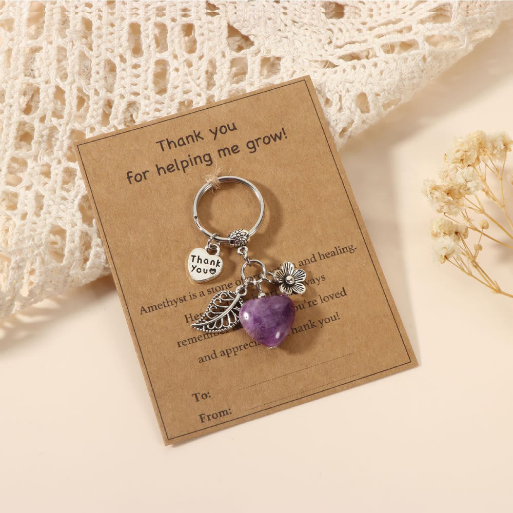FREE Today: Thank You Crystal Healing Stone Keychain Gift for Women - Thank You Help Me Grow Teacher Gifts - image 25