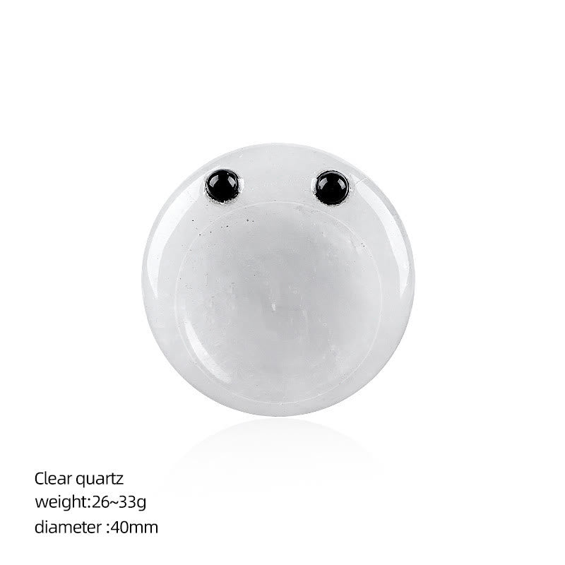 FREE Today: Natural Crystal Worry Stone Bulk Healing Crystals for Anxiety Relief - Clear Crystal - Elf - image 1