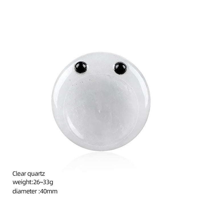 FREE Today: Natural Crystal Worry Stone Bulk Healing Crystals for Anxiety Relief - Clear Crystal - Elf - image 1