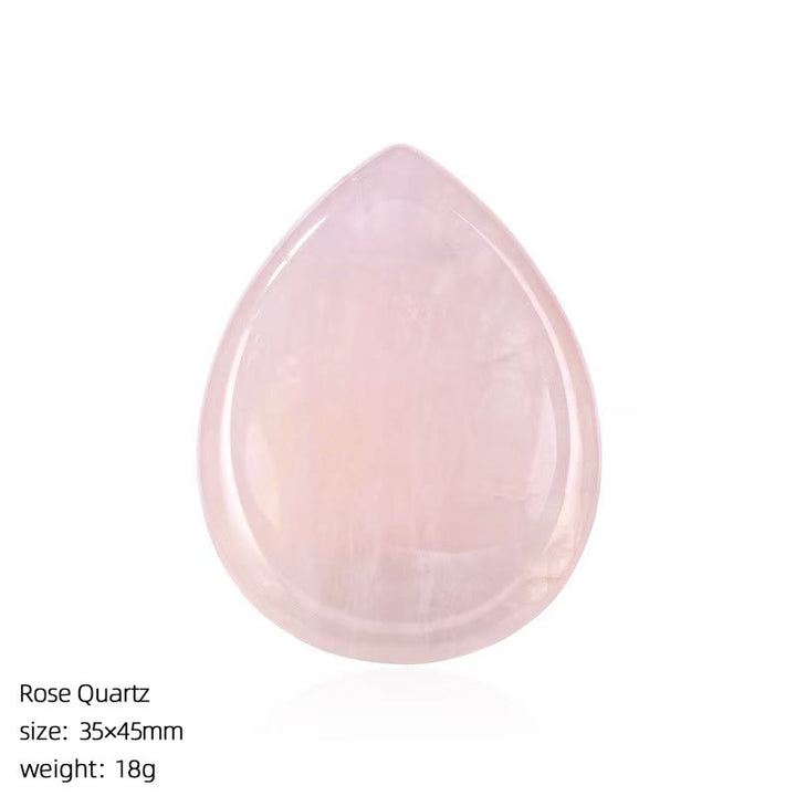 FREE Today: Natural Crystal Worry Stone Bulk Healing Crystals for Anxiety Relief - Rose Quartz - Teardrop - image 15