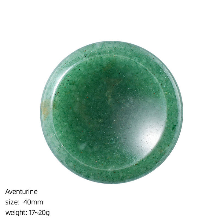 FREE Today: Natural Crystal Worry Stone Bulk Healing Crystals for Anxiety Relief - Green Aventurine - Round - image 25