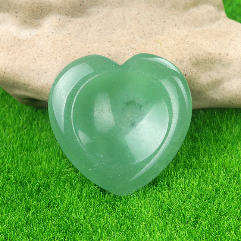 FREE Today: Natural Crystal Worry Stone Bulk Healing Crystals for Anxiety Relief - Green Aventurine - Heart - image 24