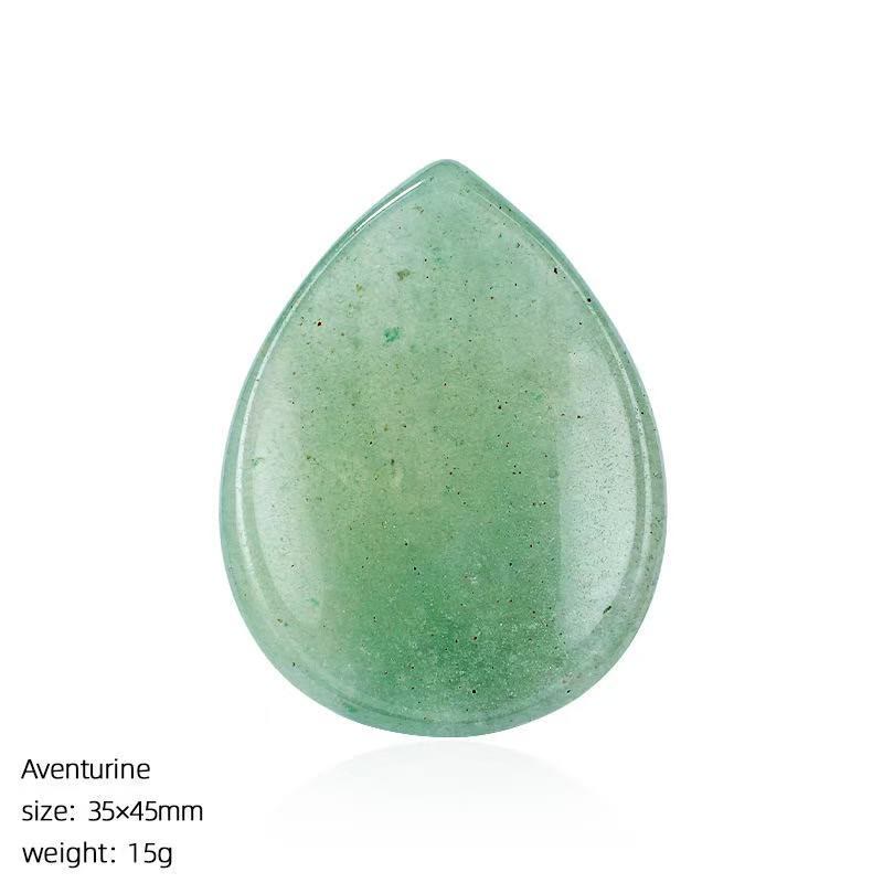 FREE Today: Natural Crystal Worry Stone Bulk Healing Crystals for Anxiety Relief - Green Aventurine - Teardrop - image 22